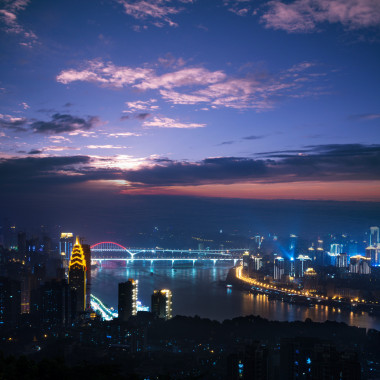 重慶的夜景