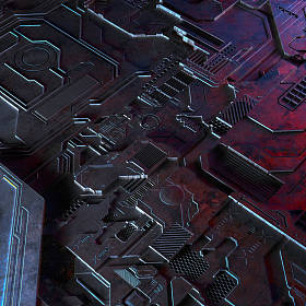 用不同元素印制电路板和耀斑制作的技术背景