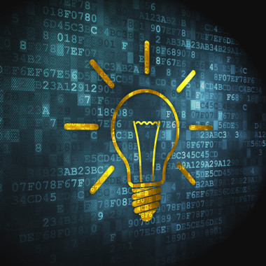 財(cái)務(wù)理念: 燈泡上數(shù)字背景