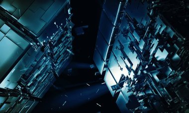 3d 渲染的技術背景圖片