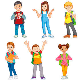 学生与学校背包