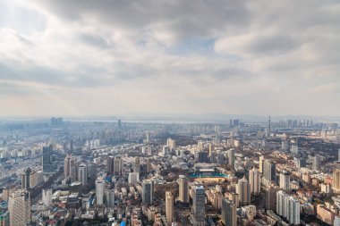 鸟瞰南京城市建筑景观图片 鸟瞰南京城市建筑景观图片