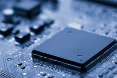 定了調(diào)子的電子板藍圖片