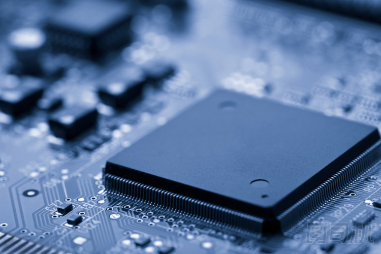 定了調(diào)子的電子板藍(lán)圖片