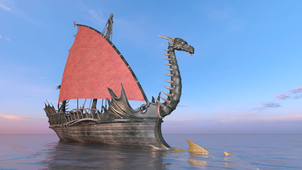 龙船/ 3D龙船Cg渲染