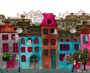 说明了美丽街图片