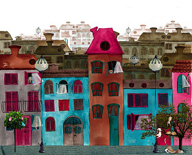 说明了美丽街图片