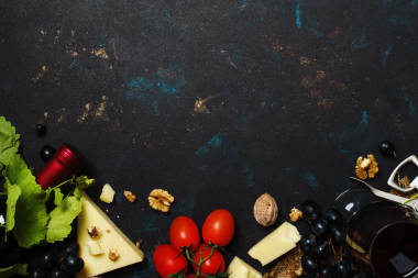 红酒和小吃, 意大利菜, 高级房