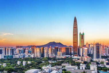 中国现代城市深圳的景观图片