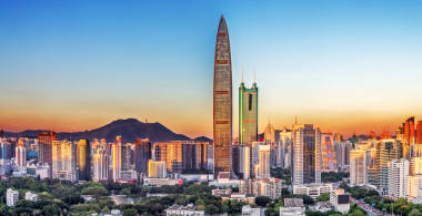 中国现代城市深圳的景观图片
