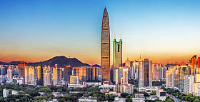 中国现代城市深圳的景观图片
