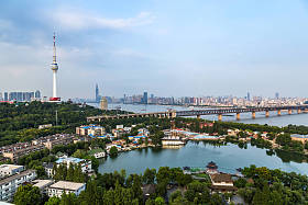 武汉 citychina 鸟瞰图
