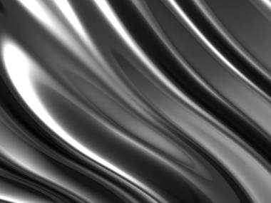 優(yōu)雅的幾何簡約條紋鍍鉻背景。3d 渲染插圖