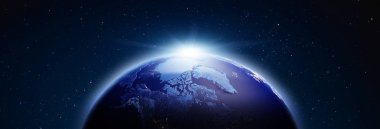 行星地球从空间。明星我自己的照片。Nasa 3d 渲染所提供的图像元素 行星地球从空间。明星我自己的照片。Nasa 3d 渲染所提供的图像元素