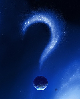 地球和问号从星图片