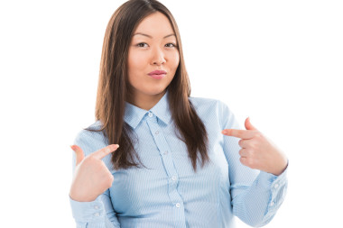 有吸引力的亞洲商業(yè)女人肖像圖片