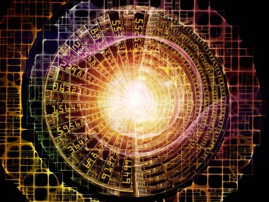 数字光盘系列。由分形磁盘和虚拟技术、 数学、 科学和教育主体的整数组成的艺术抽象 数字光盘系列。由分形磁盘和虚拟技术、 数学、 科学和教育主体的整数组成的艺术抽象