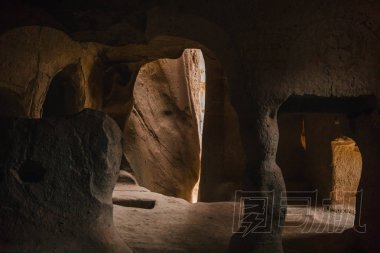 在著名的, 土耳其的洞穴內的風景景