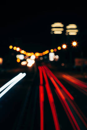 夜城灯散景风格背景