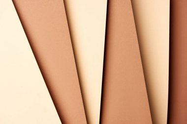 米色和褐色色調重疊紙的圖案圖片