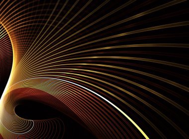 抽象分形背景計算機(jī)生成的插圖、線條