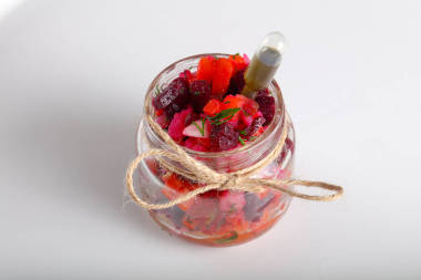 玻璃沙拉可以为餐饮图片