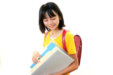 微笑亞洲女學生圖片