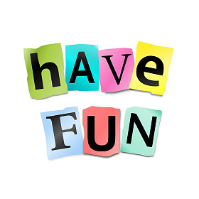 玩得开心的概念