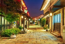无锡夜景, 中国著名的水上城