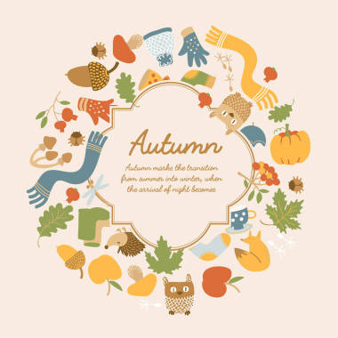 抽象季節(jié)性彩色模板圖片