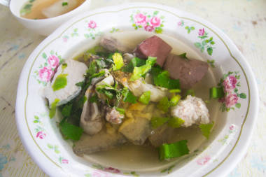 美味煮湯豬肚圖片