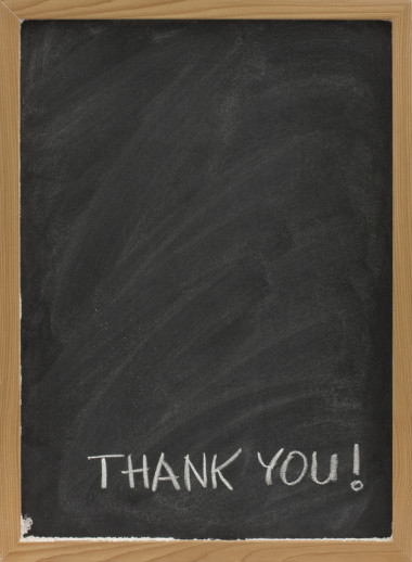 空白的黑板上谢谢你图片