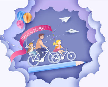 回到学校卡片上.图片