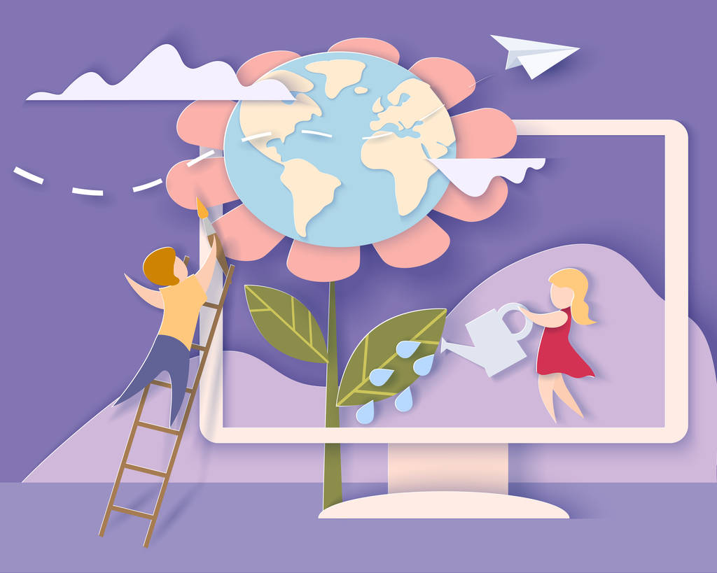 回到学校卡片上.图片