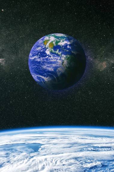 從地球上看到的空間。多彩的深空間。宇宙概念背景。Nasa 提供的這個(gè)圖像的元素