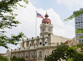 位于吉隆坡市中心的历史悠久的苏丹 Samad 大厦