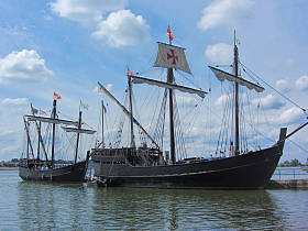 哥伦布船舶复制品 图片