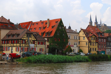 班貝格老城和路堤照片