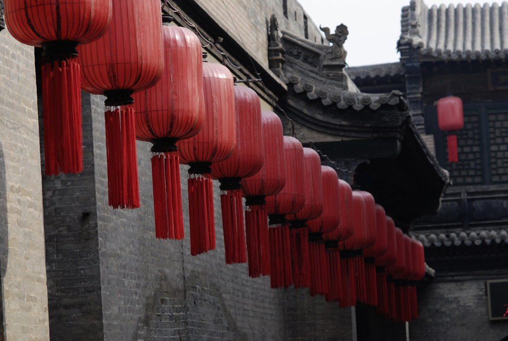 中国红灯笼的中国新的一年