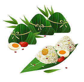  粽子-端午节传统中餐照片