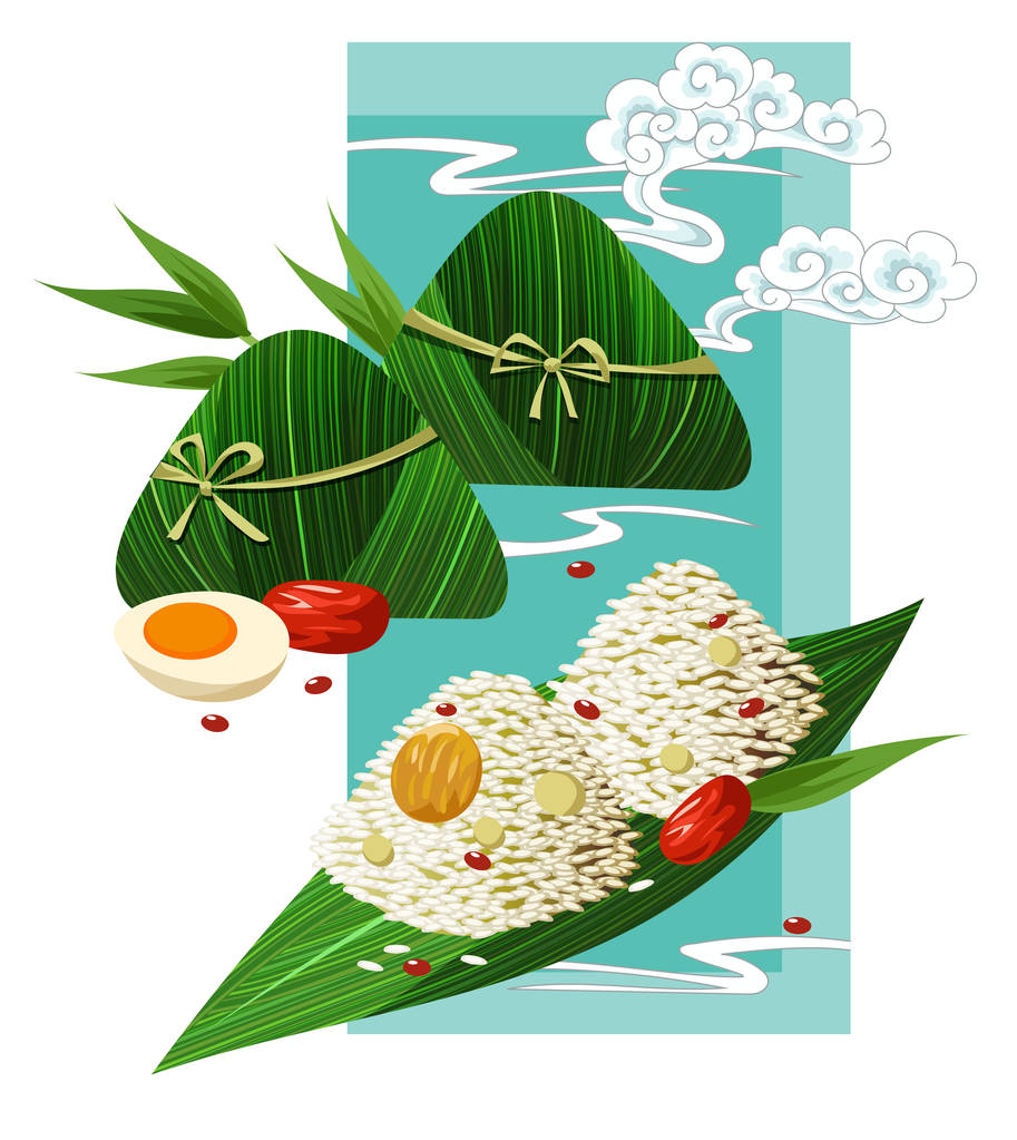  粽子-端午节传统中餐图片