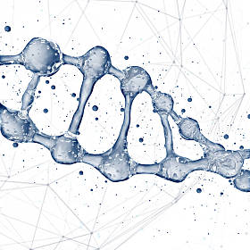 Dna 分子设计的插图.图片