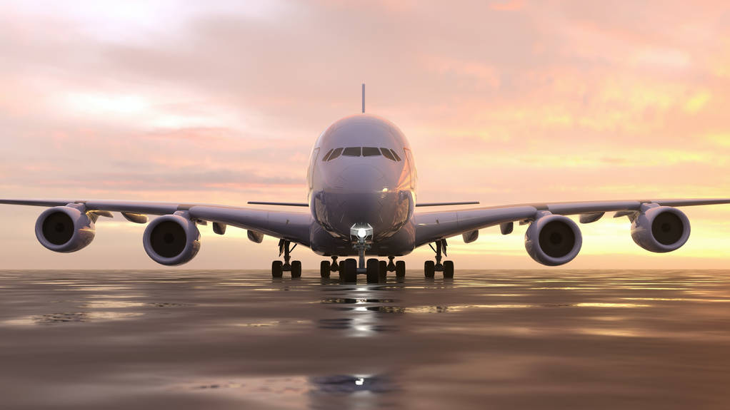 跑道上的飞机图片 跑道上的飞机图片