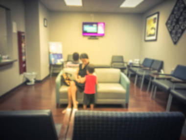 模糊運(yùn)動(dòng)患者等待醫(yī)療中心醫(yī)院辦公室, 診所家庭實(shí)習(xí)初級(jí)保健