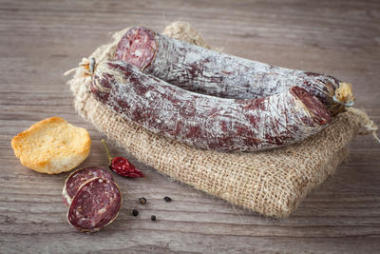 驢薩拉米香腸照片