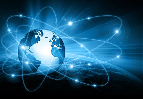 从概念系列全球业务的最佳互联网概念