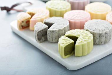 雪肤甜可口的中国传统月