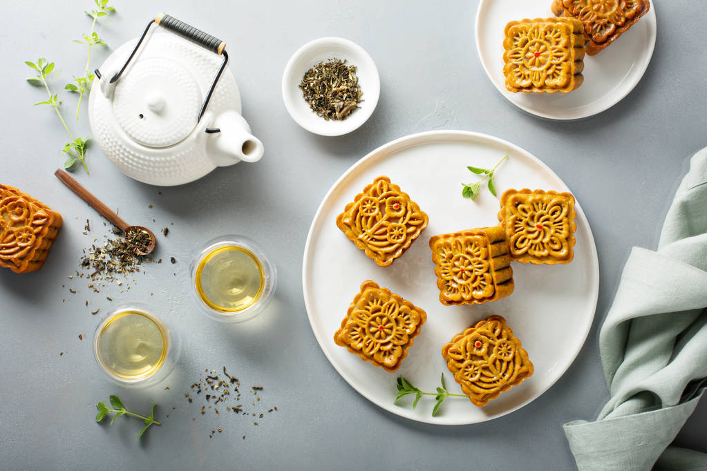 传统的中国月饼图片