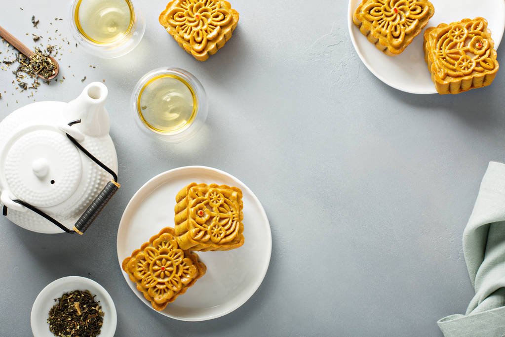 传统的中国月饼图片