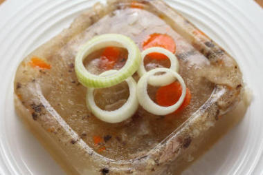 豆腐豬腳肉明膠圖片